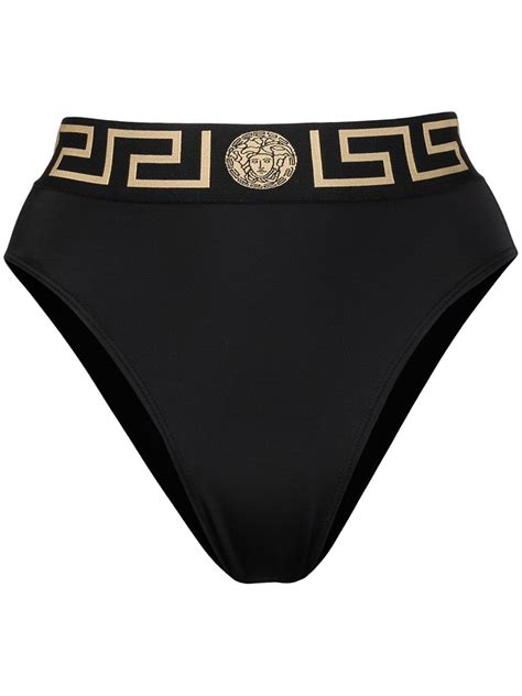 versace kids bathing suit|Versace high waisted bikini bottom.